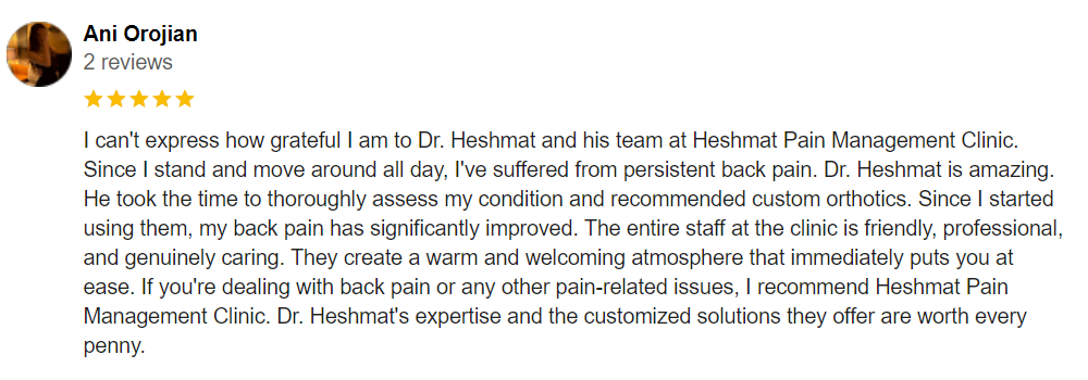 Chiropractic Glendale CA Testimonial